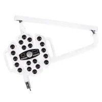 Lámpara de luz LED para odontología, con diseño ergonómico y luz de alta intensidad para procedimientos dentales precisos.