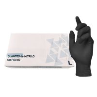 Guantes de nitrilo sin polvo, protección dental, productos odontológicos personalizados, calidad profesional, opción segura para procedimientos dentales.