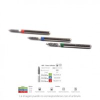 Lime cilindro para boca y dentista, herramienta dental con marcación de colores para identificación rápida.