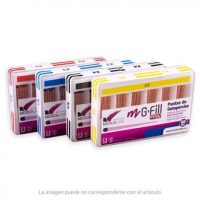 Pinzas para g unidades de goutte Plana para dentistas, serie X5, en colores rojo, azul, negro y amarillo, para aplicaciones odontológicas personalizadas de alta precisión.