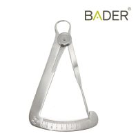 Compás odontológico de precisión para medición y diseño dental, fabricado en acero inoxidable, ideal para laboratorios y clínicas dentales.