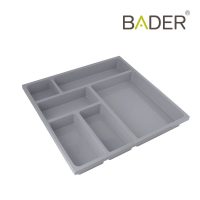 Organizador de plástico para productos odontológicos personalizados, ideal para clínicas dentales y laboratorio dental.