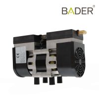 Montaje de bomba de vacío dental con componentes personalizados para odontología de alta precisión.