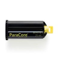 ParaCore blanco de 25 ml, adhesivo dual de alta calidad para odontología.