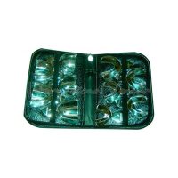 Juego de fundas y vasos de silicona para odontología, personalizados y reutilizables, ideales para proteger y organizar instrumentos dentales en clínicas y consultas.