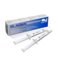 Bladen concentrado en jeringas para uso odontológico, producto para tratamientos dentales personalizados, ideal para proteger encías y dientes, de alta eficacia y seguridad.