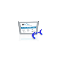 Polímero para retractor bucal personalizado, material resistente y adaptable para odontología.