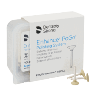 Dentsply Sirona Enhance PoGo System de pulido para odontología, recambio de disco de pulido y accesorios; ideal para tratamientos de pulido dental.