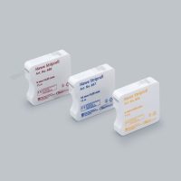 Hilo de odontología personalizado Hawe Striproll en diferentes espesores y longitudes para tratamientos dentales de precisión.