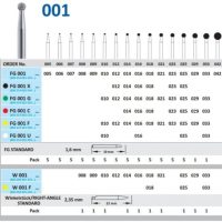FG 001 brocas odontológicas personalizadas para procedimientos dentales precisos y eficientes - productos de alta calidad de EXAmedic.