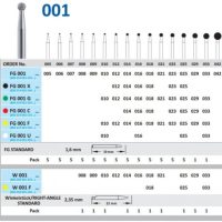 FG 001 microfresado dental personalizado, instrumentos odontológicos de alta precisión, adaptados a cada paciente para tratamientos odontológicos efectivos y seguros.