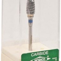 Nava de carburo de tungsteno para odontología, ideal para trabajos precisos en prótesis y restauraciones dentales. Fabricada en Alemania por Horico, duradera y de alta calidad.