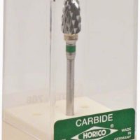 Carbide para fresado dental en estuche transparente, ideal para odontología, fabricación de prótesis y trabajos de precisión en clínicas odontológicas.