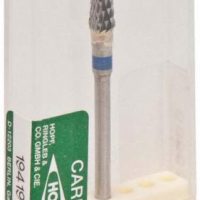 Carbide dental bur personalizado para odontología, herramienta de alta precisión para trabajos dentales, fabricada en Alemania por EXAmedic, ideal para profesionales del sector odontológico.
