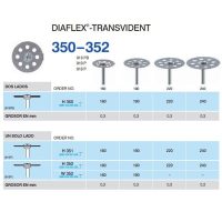 DIAFLEX®-TRANSVIDENT, productos odontológicos personalizados, componentes para prótesis dentales, disponibles en diferentes tamaños y espesores para soluciones odontológicas precisas.