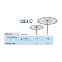 Herramienta de rebasado dental personalizada H 333 C para odontología, en diferentes grosores, ideal para prótesis y restauraciones dentales precisas y adaptadas.