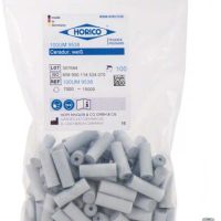 Bastón de cerámica blanco para prótesis dentales, paquete con 100 unidades, productos odontológicos personalizados.