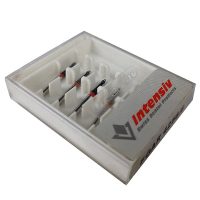 Instrumentos de corte odontológico personalizados para tratamientos dentales.