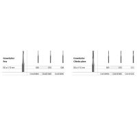 Cuchillas de odontología personalizadas para restauraciones dentales, diseñadas para precisión y ajuste perfecto en procedimientos odontológicos.