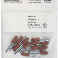 Alt text: Instrumentos odontológicos personalizados en tono marrón con mango metálico, ideales para procedimientos dentales y restauraciones en clínicas y consultorios.