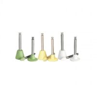 Barras y puntas para implantes dentales personalizadas en diferentes colores y formas.