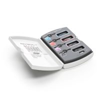 Análisis de un kit de instrumentos odontológicos personalizados para tratamientos dentales.