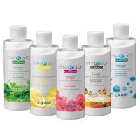 Polvos pulidores odontológicos personalizados para blanqueamiento y cuidado dental, disponibles en distintas fragancias como menta, limón, frambuesa y salmón, ideales para clínicas dentales y profesionales.