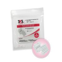 Brackets cerámicos blancos para ortodoncia, paquete de 5 unidades, ideales para uso profesional en odontología estética y ortodóncica.