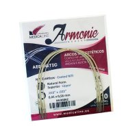 Arcos estéticos de NiTi recubiertos para ortodoncia, personalizados y de alta precisión, ideales para tratamientos dentales y estéticos, disponibles en EXAmedic productos odontológicos.