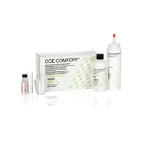 Refuerzo de los productos odontológicos personalizados de EXAmedic con el condicionador de tejidos dentales COE-COMFORT para tratamientos especializados.