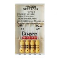 Punta de espátula para obturaciones dentales, instrumento odontológico para aplicación precisa de material de obturación, clásico y fiable.