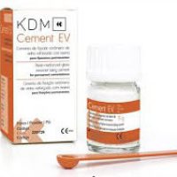 KDM Cement EV - cemento de fijación para prótesis dentales, adhesivos y reparación de restauraciones odontológicas de alta calidad.