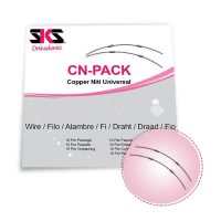 CN-PACK hilo de ortodoncia de cobre para la fijación dental, paquete de 10 unidades, ideal para tratamientos odontológicos personalizados.