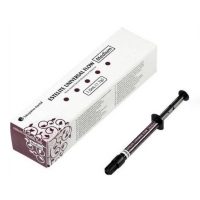 ESTELITE UNIVERSAL FLOW Medium, material odontológico para restauraciones dentales, en jeringa de fácil aplicación, ideal para procedimientos estéticos y de reparación dental.