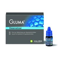 GLUMA Desensitizer gel para el tratamiento de hipersensibilidades dentales, en envase de 5 ml. Producto odontológico personalizado y de alta calidad para clínicas dentales.