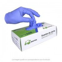 Guantes de nitrilo de examen para odontología, equipo de protección personal, duraderos y sin polvo para procedimientos dentales seguros y higiénicos.