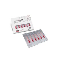 Auriculares de guta core para odontología con dosis personalizadas, ideal para tratamientos dentales, diseño compacto y fácil de usar, fabricados por Dentsply para odontólogos.