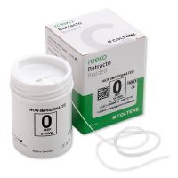 Retracto braidable para impresiones dentales, no impregnado, ideal para aplicaciones odontológicas profesionales.