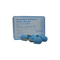 Polishadores de yeso en color azul light para odontología, ideales para trabajos de modelado y acabado en prótesis dentales y ortopedia.