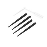 Tampón de silicona para moldes dentales personalizados.