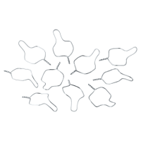 ALTO: Dispositivos de ortodoncia personalizados en acero inoxidable para ajustes dentales precisos, utilizados en tratamientos odontológicos especializados.