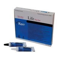 Guantes dentales personalizados Kerr Life Fast Set, productos odontológicos para procedimientos dentales, silicona de alta calidad para moldes y restauraciones dentales, ideal para clínicas y laboratorios odontológicos, hecho en Italia.