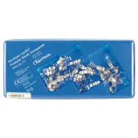 Cinta de ortodoncia transparente KerrHawe Luciax para precisión y comodidad en tratamientos dentales personalizados.