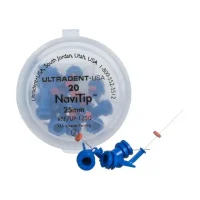 ULTRADENT Navitip 25mm, productos de odontología personalizados, fácil uso para procedimientos dentales, con sistema de chaquetas para precisión y comodidad.