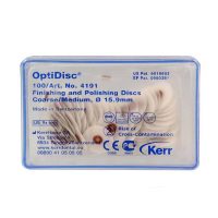 OptiDisc discos de pulido y acabado dentales para odontología, disponibles en diferentes tamaños, utilizados en tratamientos dentales con alta precisión y seguridad.