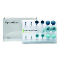 OptraGloss productos odontológicos personalizados para el pulido dental, en variedad de colores y formas, ideales para técnicas de encerado y pulido en odontología estética y restauradora.