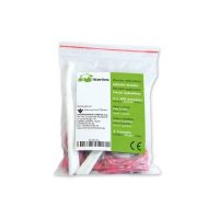 Pinceles aplicadores dentales, paquetes de 4x100 unidades, ideales para uso odontológico, duraderos y suaves, con mangos ergonómicos, perfectos para procedimientos dentales y limpieza bucal.