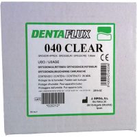 DENTAFLUX 040 CLEAR bandas de sellado para ortodoncia, protección contra humedad, 25 unidades, material quirúrgico personalizado para odontología.