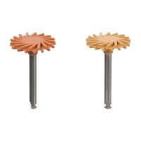 Resilientes ruedas dentales personalizadas para prótesis y odontología estética, fabricadas en silicona de alta calidad para mayor durabilidad y comodidad.