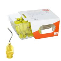 Accesorios odontológicos personalizados en caja, con diseño ergonómico y calidad profesional para tratamientos dentales.